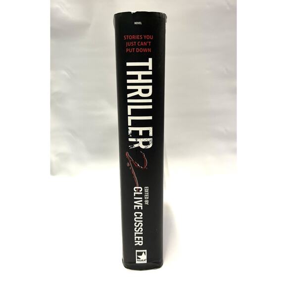 THRILLER 2 Hardcover BOOK Stories You Just Can't Put Down Edit By Clive Cussler - Picture 2 of 3
